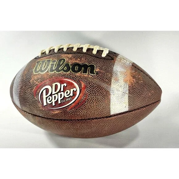 Wilson Full Size Football Dr.Pepper Collectible Promotion NCAA Football - Picture 3 of 10